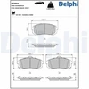 Image de Jeu De Plaquettes De Frein, Frein À Disque Lp3854 Delphi Delphi Lp3854 Hyundai;Kia