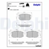 Image de Jeu De Plaquettes De Frein, Frein À Disque Lp3904 Delphi Delphi Lp3904 Hyundai;Kia