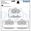 Image de Jeu De Plaquettes De Frein, Frein À Disque Lp3712 Delphi Delphi Lp3712 Dodge;Jeep