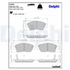 Image de Kit De Plaquettes De Frein, Frein À Disque Lp809 Delphi Delphi Lp809 Honda