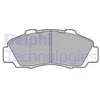 Image de Kit De Plaquettes De Frein, Frein À Disque Lp872 Delphi Delphi Lp872 Acura;Honda;Rover