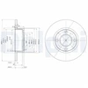 Image de Disque De Frein Delphi Bg2752 Audi