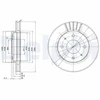 Image de Disque De Frein Delphi Bg2763 Hyundai;Kia;Mitsubishi