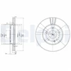 Image de Disque De Frein Delphi Bg2768 Mercedes-Benz