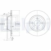 Image de Disque De Frein Delphi Bg2783 Audi