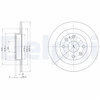 Image de Disque De Frein Delphi Bg2805 Mazda