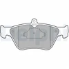 Image de Kit De Plaquettes De Frein, Frein À Disque Lp873 Delphi Delphi Lp873 Opel;Saab;Vauxhall