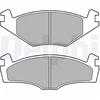 Image de Kit De Plaquettes De Frein, Frein À Disque Lp979 Delphi Delphi Lp979 Seat;Skoda;Volkswagen