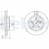 Image de Disque De Frein Delphi Bg2880 Toyota