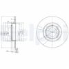Image de Disque De Frein Delphi Bg2911 Seat;Volkswagen