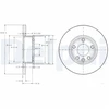 Image de Disque De Frein Delphi Bg2898 Volkswagen