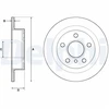 Image de Disque De Frein Delphi Bg4706c Mini
