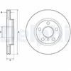 Image de Disque De Frein Delphi Bg4704c Bmw;Mini