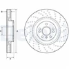 Image de Disque De Frein Delphi Bg9149c Mercedes-Benz