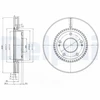 Image de Disque De Frein Delphi Bg3861c Hyundai;Kia