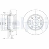 Image de Disque De Frein Delphi Bg3674c Audi;Seat