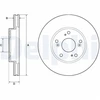 Image de Disque De Frein Delphi Bg4741c Honda
