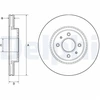 Image de Disque De Frein Delphi Bg4743c Hyundai;Kia