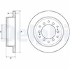 Image de Disque De Frein Delphi Bg4747c Toyota