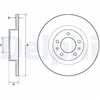 Image de Disque De Frein Delphi Bg4748c Peugeot