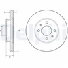 Image de Disque De Frein Delphi Bg4744c Hyundai;Kia