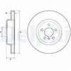 Image de Disque De Frein Delphi Bg9154c Bmw