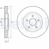 Image de Disque De Frein Delphi Bg4759c Chrysler;Dodge;Fiat;Lancia