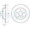 Image de Disque De Frein Delphi Bg4761c Opel;Vauxhall