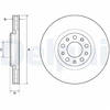 Image de Disque De Frein Delphi Bg4763c Alfa Romeo;Fiat;Jeep