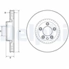Image de Disque De Frein Delphi Bg9168c Porsche;Volkswagen