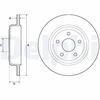 Image de Disque De Frein Delphi Bg4772c Dodge;Jeep