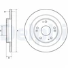 Image de Disque De Frein Delphi Bg4773c Honda