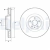 Image de Disque De Frein Delphi Bg9172c Audi
