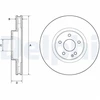 Image de Disque De Frein Delphi Bg9174c Mercedes-Benz