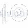 Image de Disque De Frein Delphi Bg4783c Opel;Vauxhall
