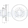 Image de Disque De Frein Delphi Bg4784c Ford
