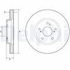 Image de Disque De Frein Delphi Bg4785c Honda