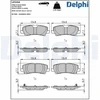 Image de Kit De Plaquettes De Frein, Frein À Disque Lp3254 Delphi Delphi Lp3254 Ford Usa