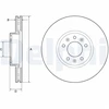 Image de Disque De Frein Delphi Bg4805c Citroen;Fiat;Opel;Peugeot;Toyota