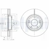 Image de Disque De Frein Delphi Bg4251c Hyundai;Kia