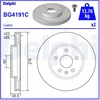 Image de Disque De Frein Delphi Bg4191c Chevrolet;Opel;Vauxhall