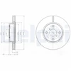 Image de Disque De Frein Delphi Bg4116c Daihatsu;Toyota