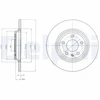 Image de Disque De Frein Delphi Bg4081c Audi