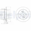 Image de Disque De Frein Delphi Bg3981c Acura;Honda;Hyundai;Kia