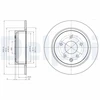 Image de Disque De Frein Delphi Bg4108c Nissan;Renault