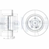 Image de Disque De Frein Delphi Bg4153c Mercedes-Benz