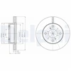 Image de Disque De Frein Delphi Bg4271c Nissan;Suzuki