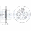 Image de Disque De Frein Delphi Bg4176c Nissan