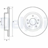 Image de Disque De Frein Delphi Bg4807c Nissan;Renault