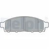 Image de Kit De Plaquettes De Frein, Frein À Disque Lp3313 Delphi Delphi Lp3313 Fiat;Mitsubishi